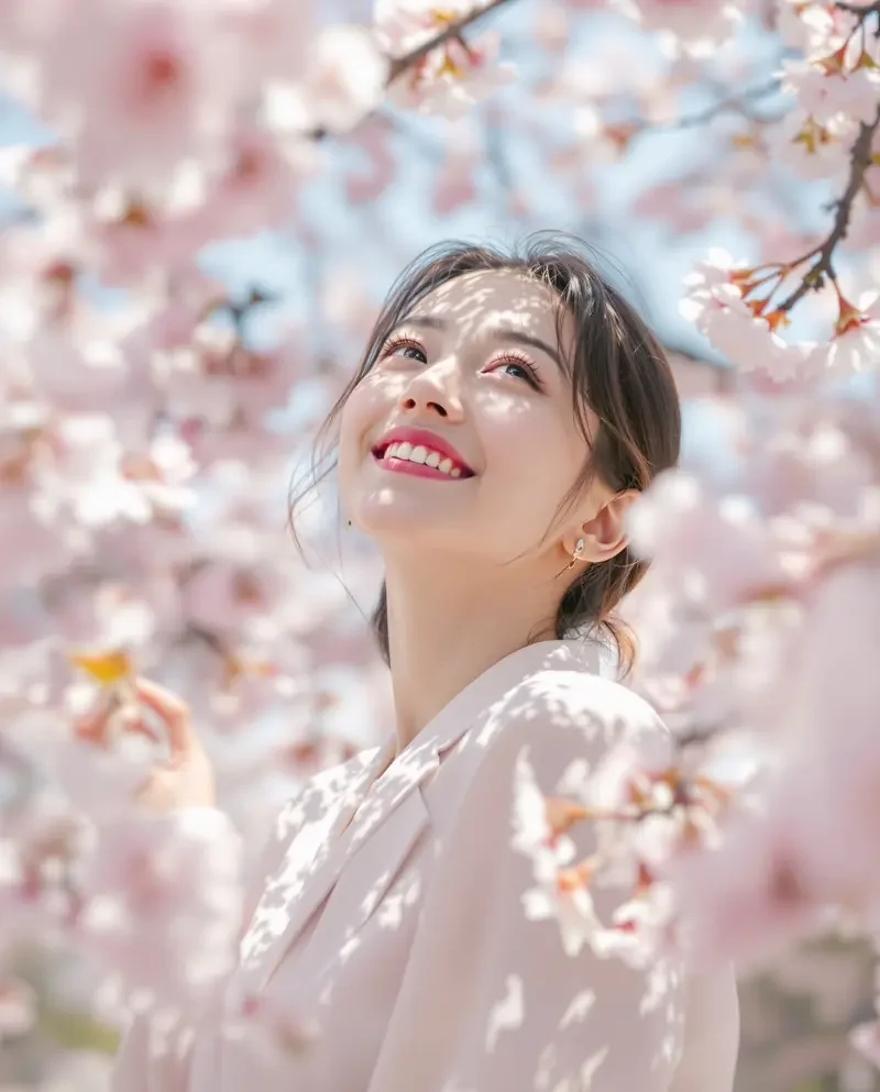 樱花树下一瞥 · 小桃 写真封面