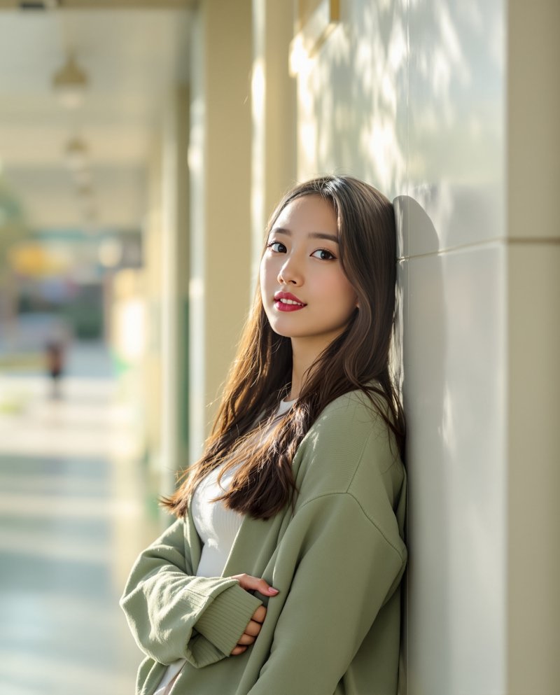 教室走廊的相遇 · 小柚 写真封面