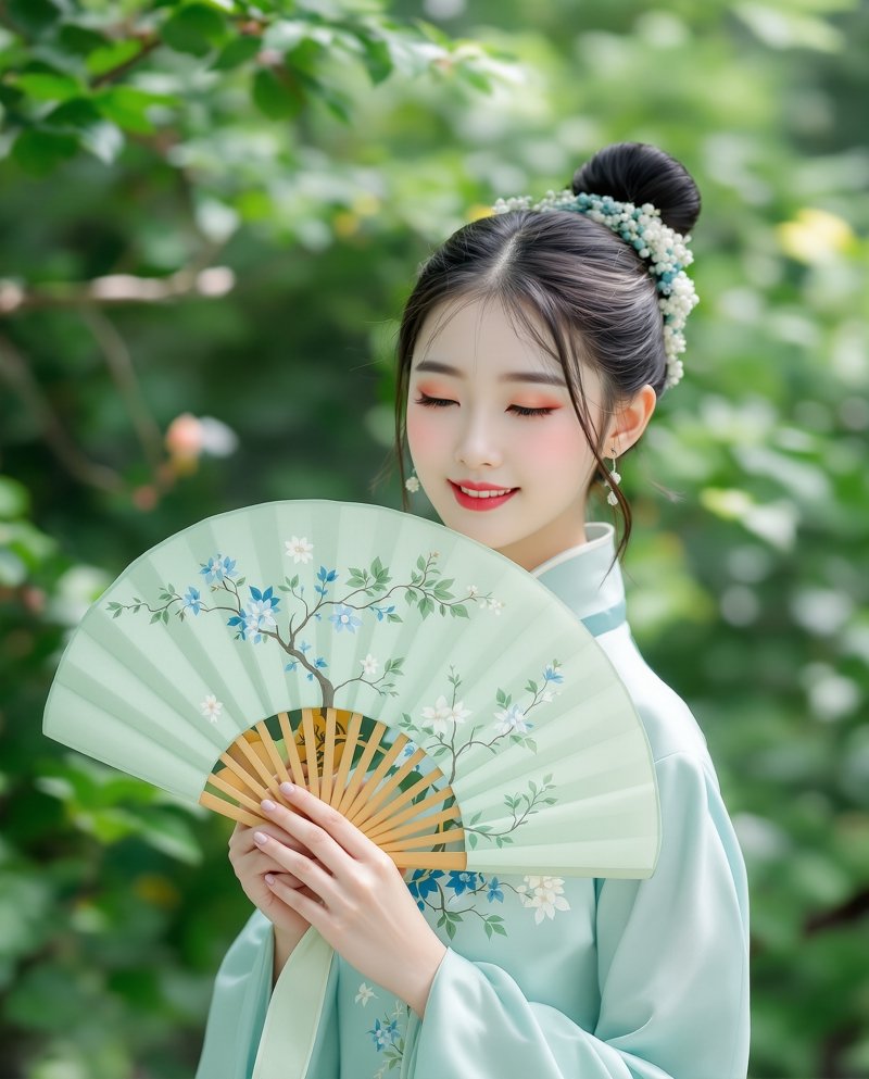 团扇轻摇·仕女 · 婉婷 写真封面